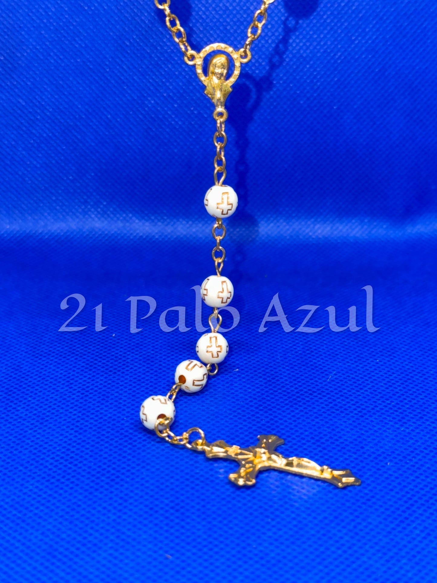 Rosario con Cruz de Oro