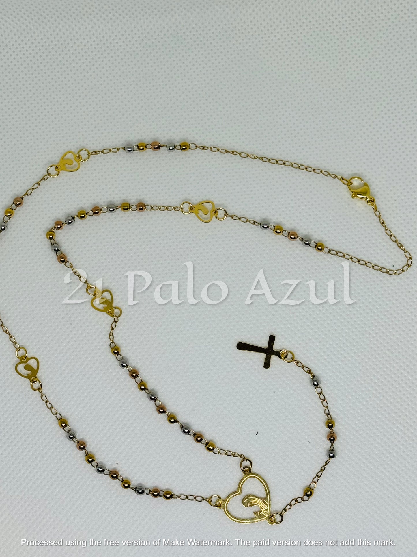 Collar Rosario Tricolor