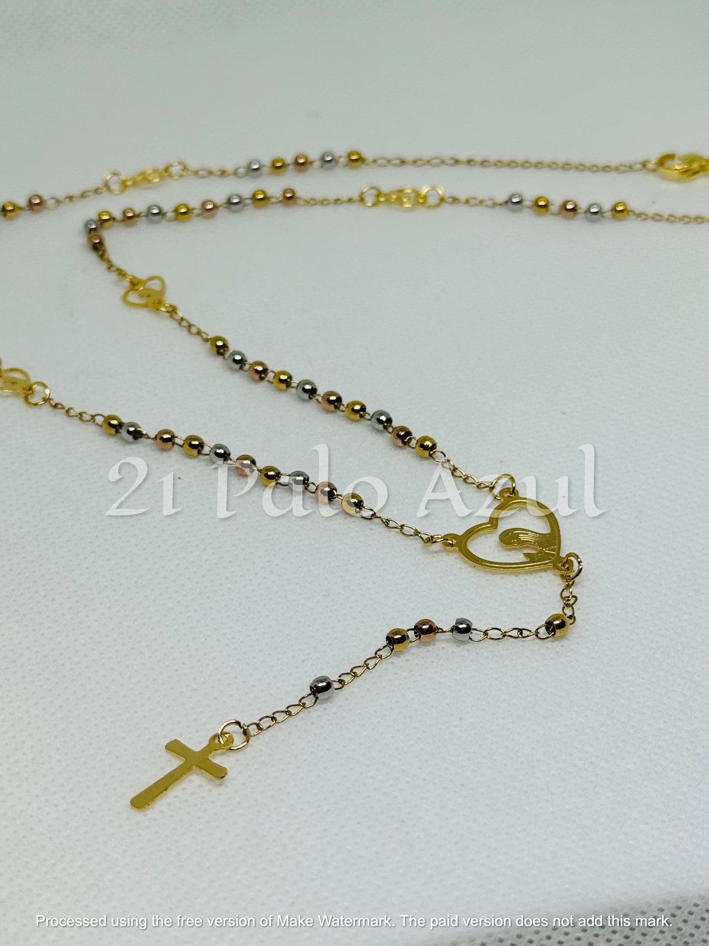 Collar Rosario Tricolor